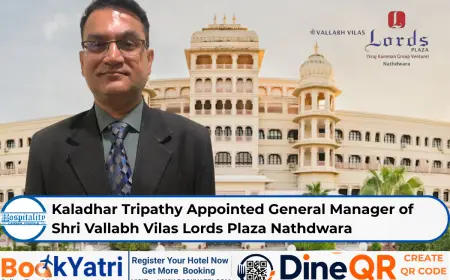 Kaladhar Tripathy Appointed General Manager of Shri Vallabh Vilas Lords Plaza Nathdwara