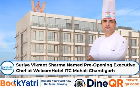 Suriya Vikrant Sharma Named Pre-Opening Executive Chef at WelcomHotel ITC Mohali Chandigarh