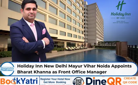 Holiday Inn New Delhi Mayur Vihar Noida Appoints Bharat Khanna as Front Office Manager