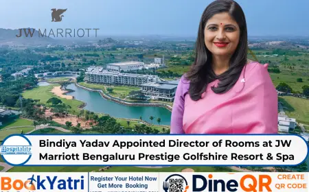 Bindiya Yadav Appointed Director of Rooms at JW Marriott Bengaluru Prestige Golfshire Resort & Spa