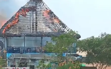 Fire Breaks Out at Bengaluru Hotel Near NICE Toll, No Injuries Reported