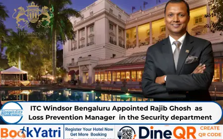ITC Windsor Bengaluru Appointed Rajib Ghosh as Loss Prevention Manager  in the Security Department