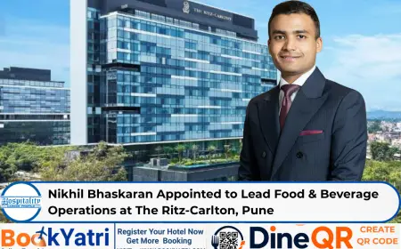 Nikhil Bhaskaran Appointed to Lead Food & Beverage Operations at The Ritz-Carlton, Pune