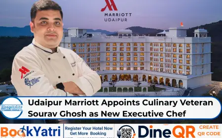 Udaipur Marriott Appoints Culinary Veteran Sourav Ghosh as New Executive Chef