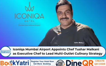 Iconiqa Mumbai Airport Appoints Chef Tushar Malkani as Executive Chef to Lead Multi-Outlet Culinary Strategy