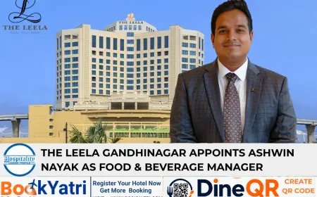 The Leela Gandhinagar Appoints Ashwin Nayak as Food & Beverage Manager