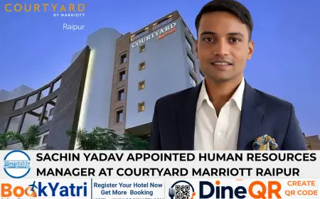 Sachin Yadav Appointed HR Manager at Courtyard Marriott Raipur