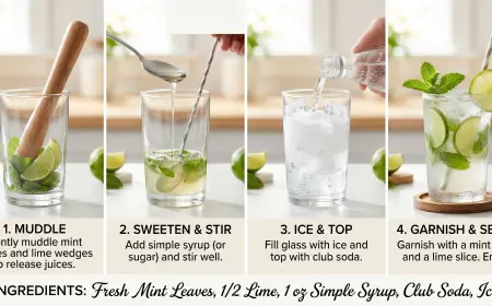 Virgin Mojito Mocktail Recipe (Hotel Style) with SOP, Garnish & Presentation Guide