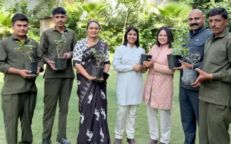 Raffles Jaipur Earth Day Plantation Drive Conducted at Aravalli Site