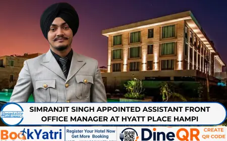 Simranjit Singh Appointed New Assistant FOM at Hyatt Place Hampi