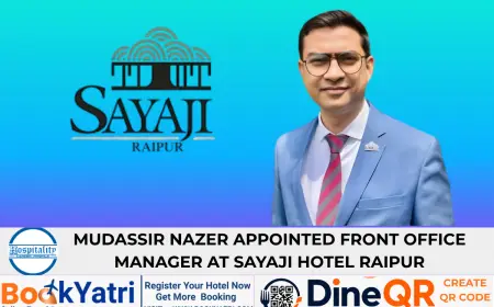 Mudassir Nazer Appointed Front Office Manager at Sayaji Hotel Raipur