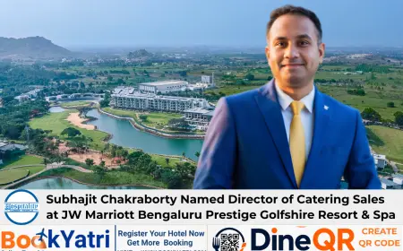 Subhajit Chakraborty Appointed to Lead Catering at JW Marriott Bengaluru