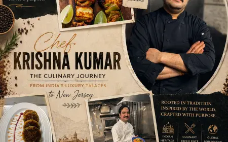 Chef Krishna Kumar: The Culinary Journey From India’s Luxury Palaces to New Jersey