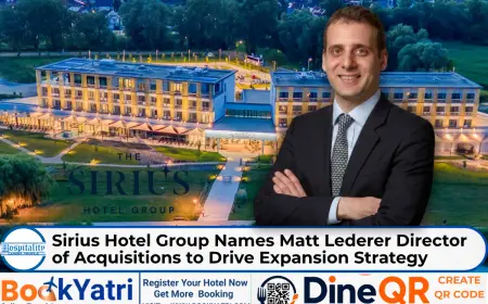 Matt Lederer Joins Sirius Hotel Group as Director of Acquisitions