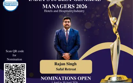 Rajan Singh, GM of Safal Retreat Bhopal, Nominated for India’s 50 Best General Managers 2026