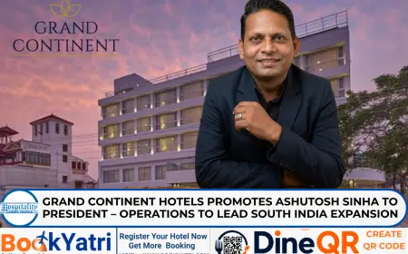 Ashutosh Sinha Appointed President of Grand Continent Hotels