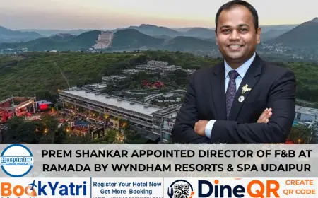 Strategic Move: Prem Shankar to Lead F&B at Ramada Udaipur