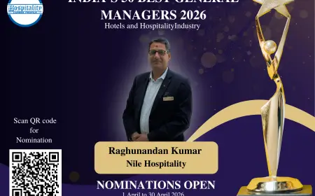 Raghunandan Kumar of Nile Hospitality, Nominated for India’s 50 Best General Managers 2026