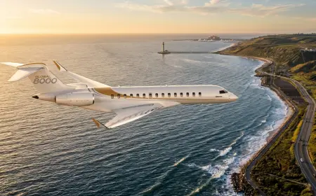Vista Receives First Bombardier Global 8000, Boosting Fleet Power