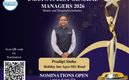 Pradipt Sinha, GM of Holiday Inn Agra MG Road, Nominated for India’s 50 Best General Managers 2026