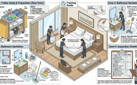 Housekeeping Department Training Guide: SOPs & Standards for Hotels