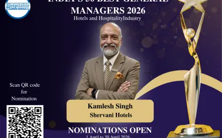 Kamlesh Singh, GM of Shervani Hotels, Nominated for India’s 50 Best General Managers 2026