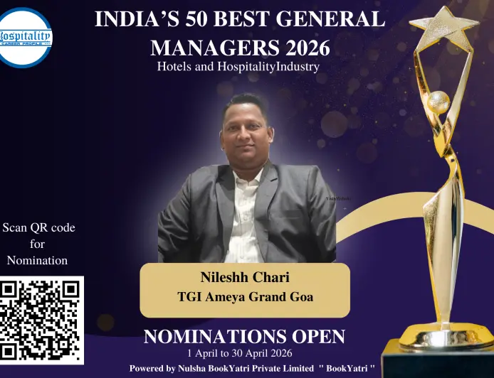 Nileshh Chari, GM of TGI Ameya Grand Goa, Nominated for India’s 50 Best General Managers 2026