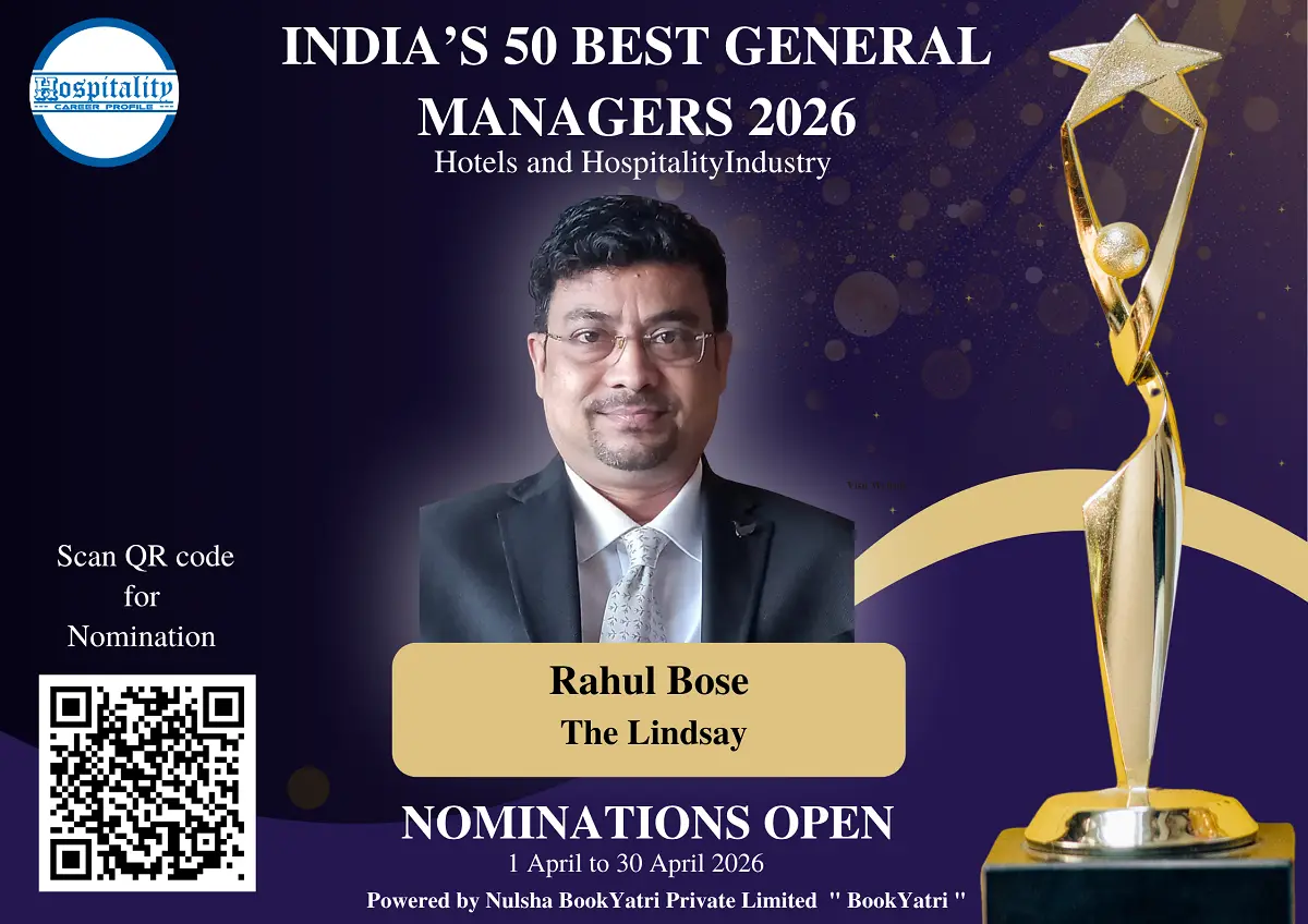 Rahul Bose, Corporate GM of The Lindsay Hospitality, Nominated for India’s 50 Best General Managers 2026