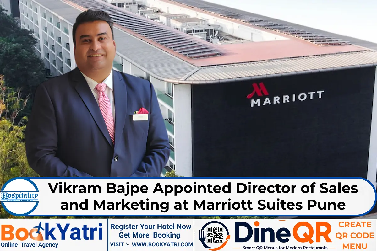 Vikram Bajpe Appointed Director of Sales and Marketing at Marriott Suites Pune