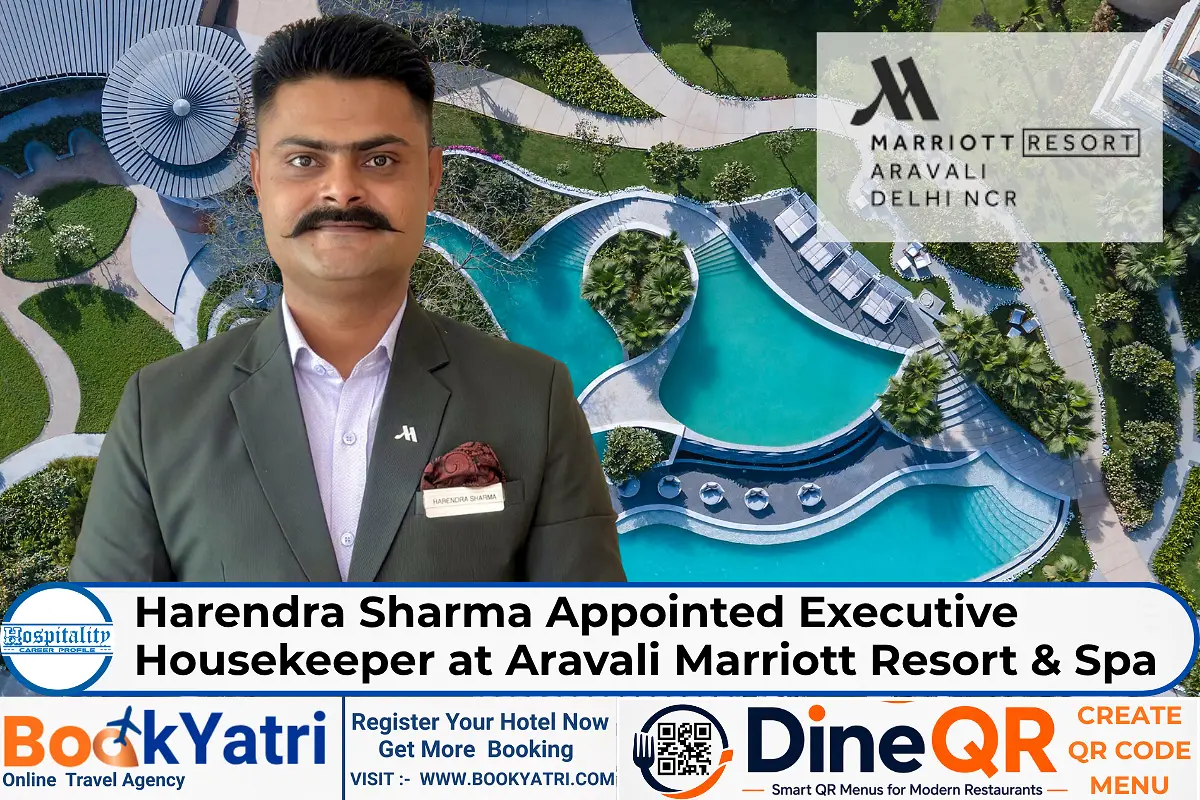 Harendra Sharma Joins Aravali Marriott Resort & Spa