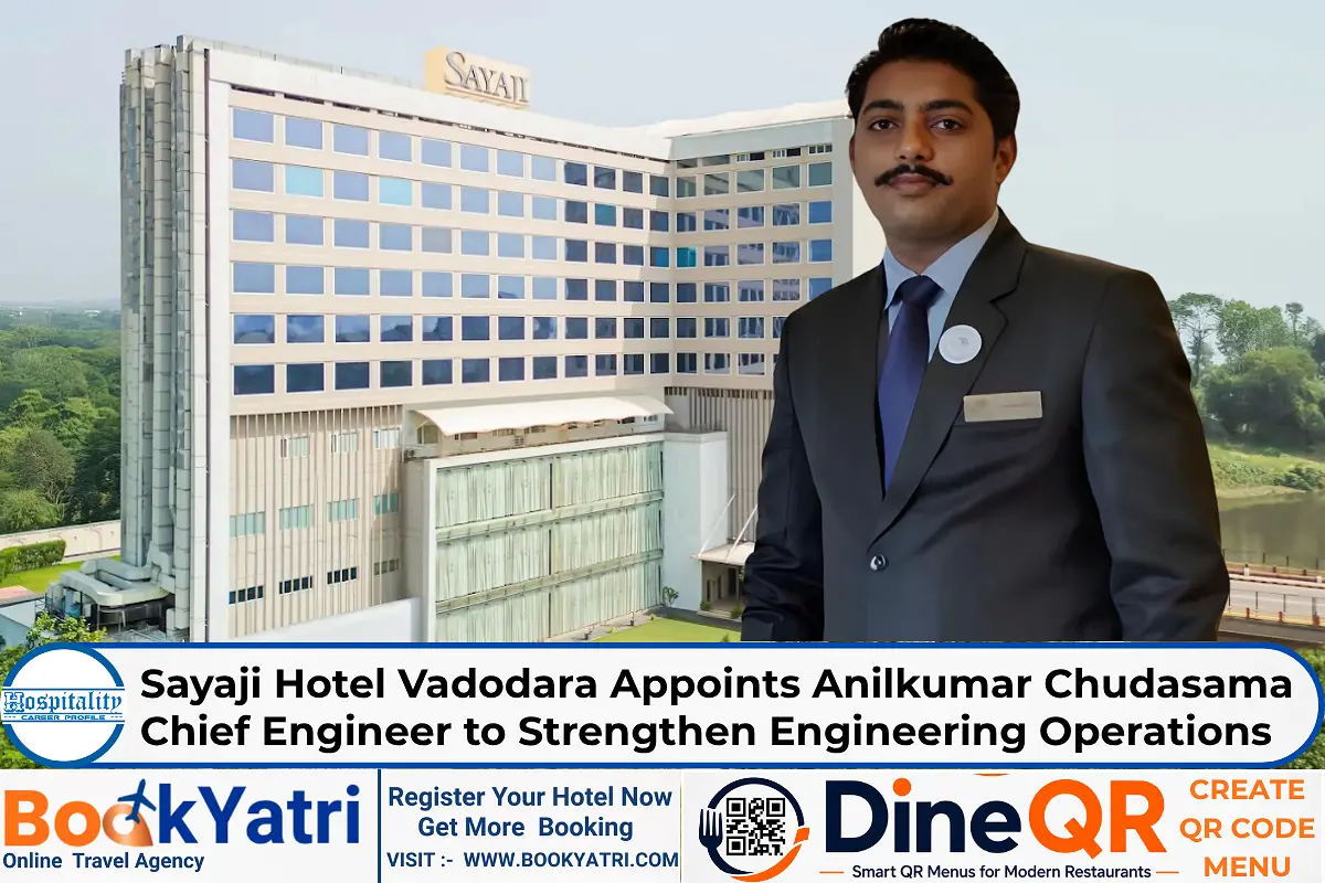 Anilkumar Chudasama Joins Sayaji Hotel Vadodara