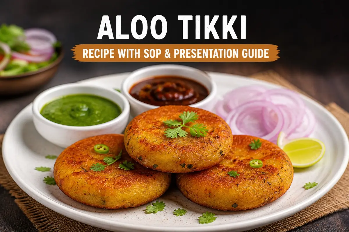 Aloo Tikki Recipe with SOP & Presentation Guide
