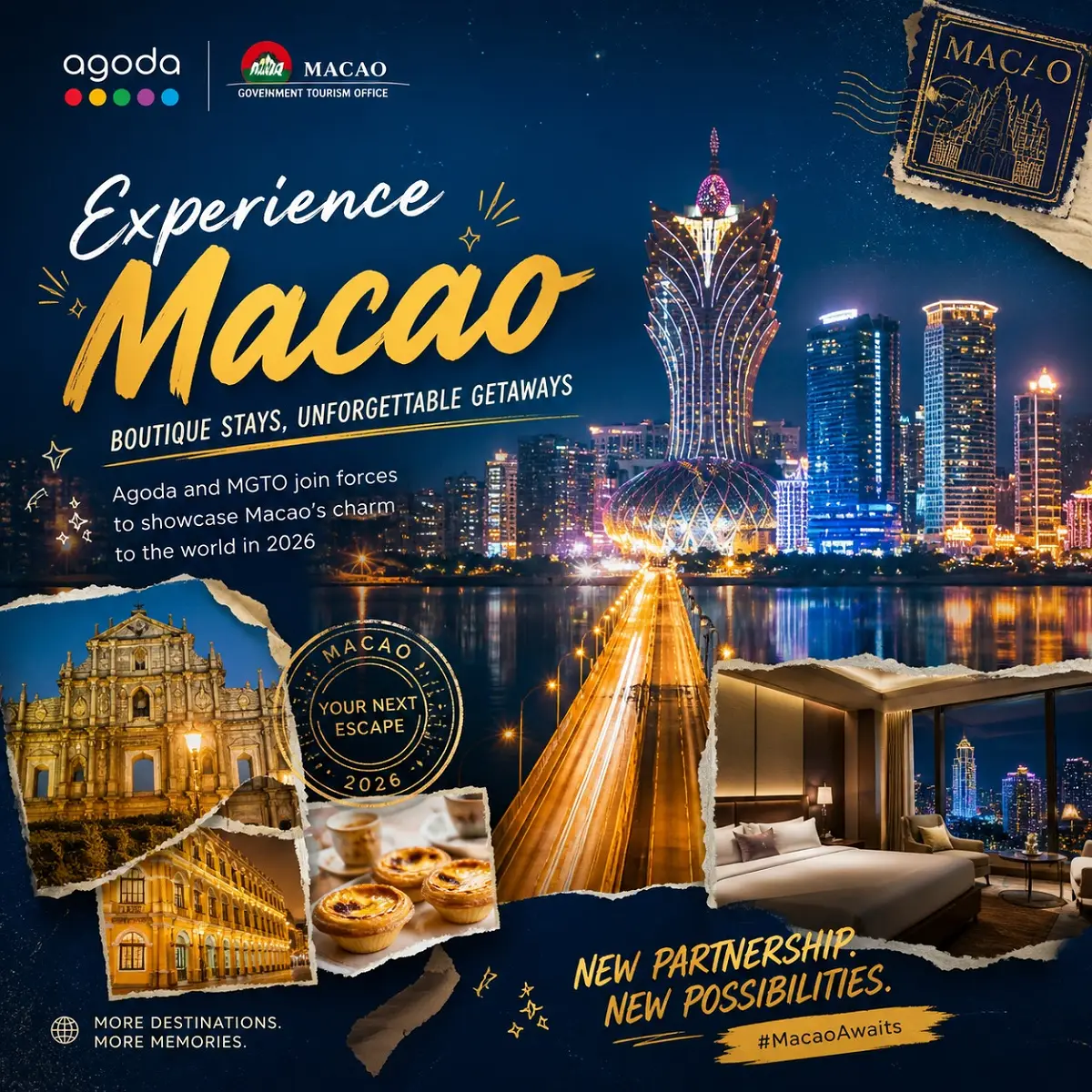 Agoda Macao Partnership Expands to Spotlight Boutique Stays