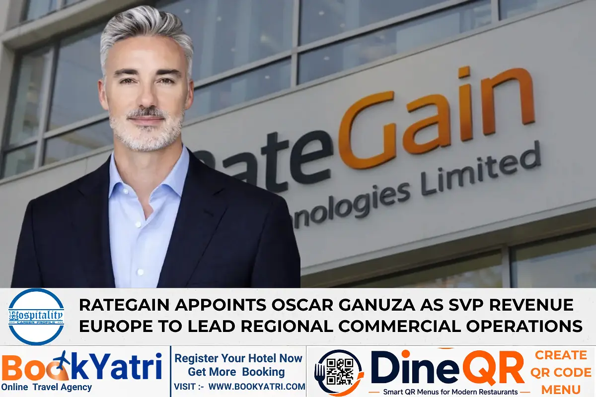 RateGain Appoints Oscar Ganuza as New SVP Revenue