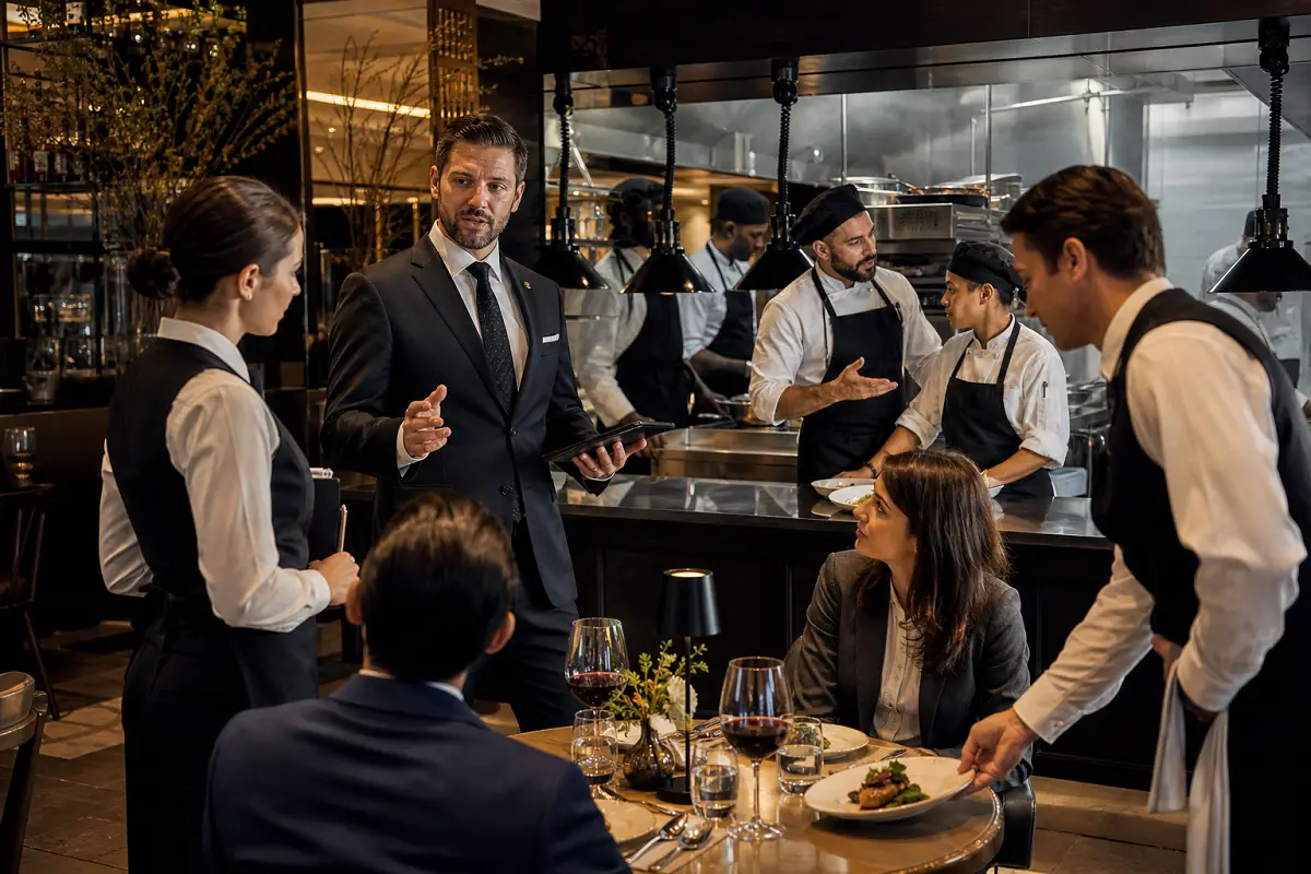 Professional Restaurant Hierarchy and Structure Training Guide
