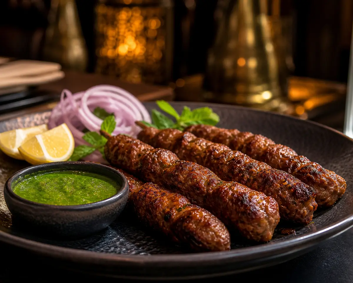 Seekh Kebab Recipe with SOP & Presentation Guide