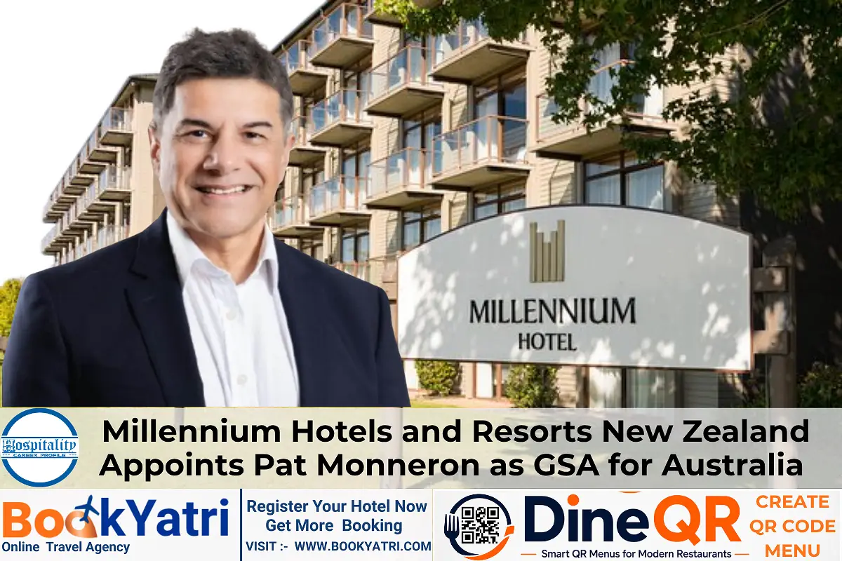 Pat Monneron Joins Millennium Hotels NZ as GSA for Australia