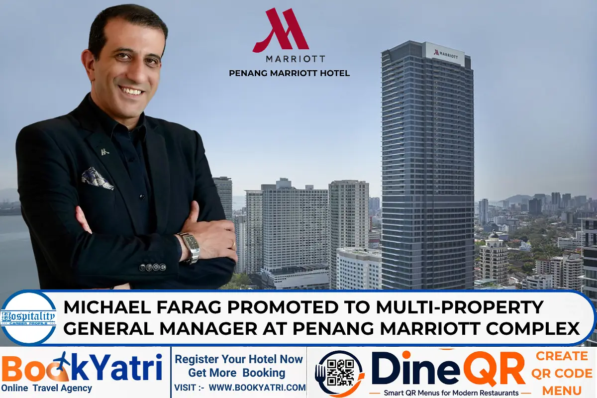 Michael Farag Promoted to Multi-Property General Manager at Penang Marriott Complex