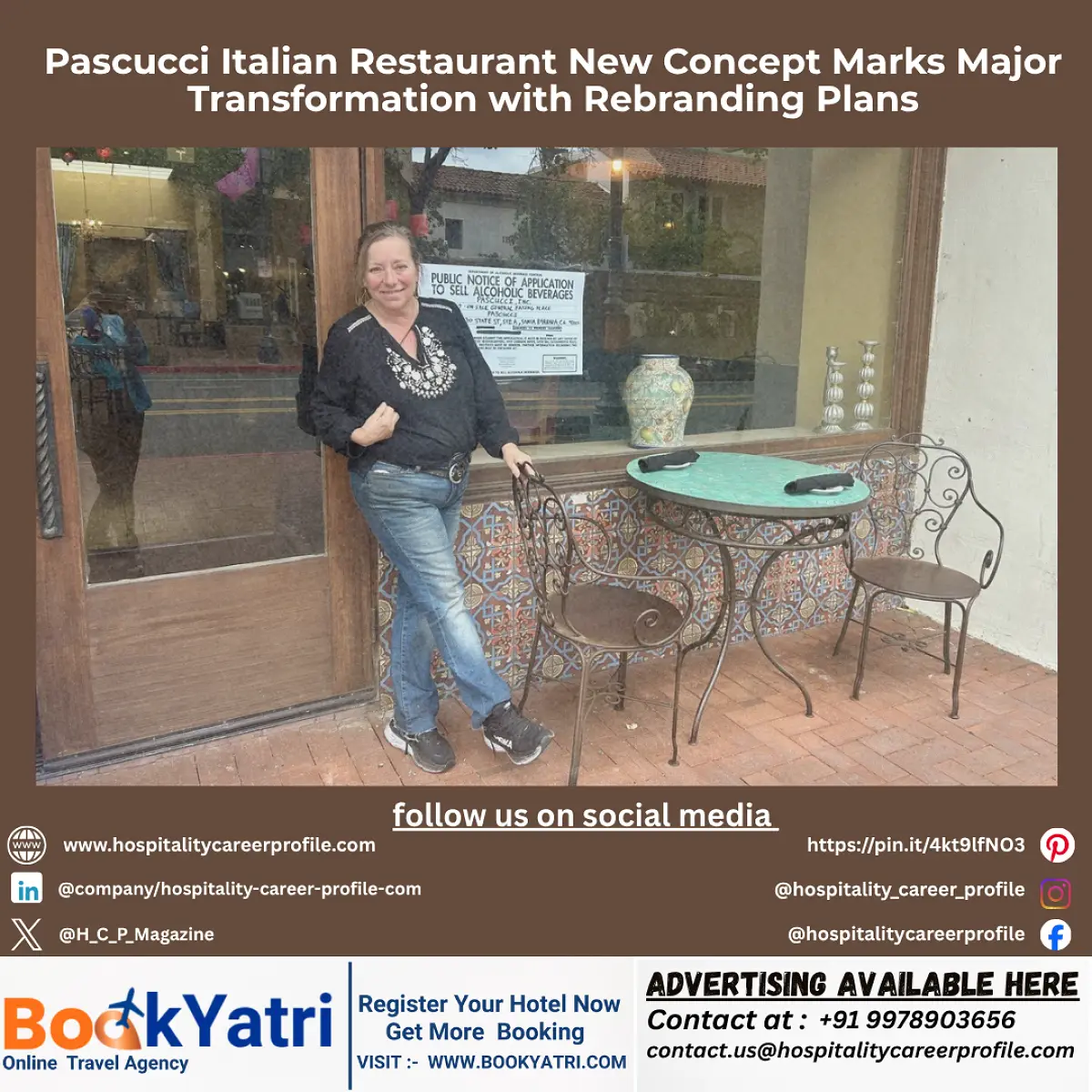 Pascucci Italian Restaurant New Concept Marks Major Transformation with Rebranding Plans