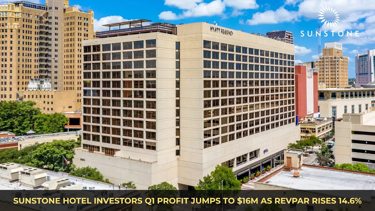 Sunstone Hotel Investors Q1 Profit Jumps to $16M as RevPAR Rises 14.6%