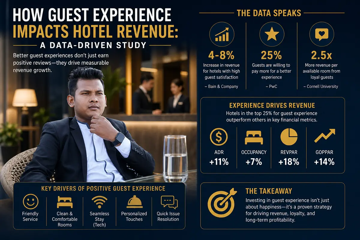 How Guest Experience Impacts Hotel Revenue: A Proven Data Study