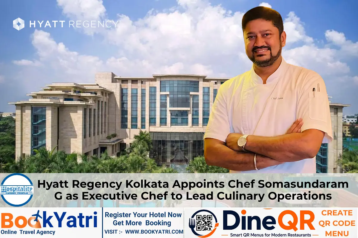 Somasundaram G New Executive Chef  to Lead Hyatt Regency Kolkata