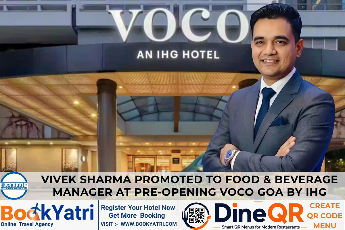 Top Talent: Vivek Sharma Appointed F&B Manager at voco Goa by IHG