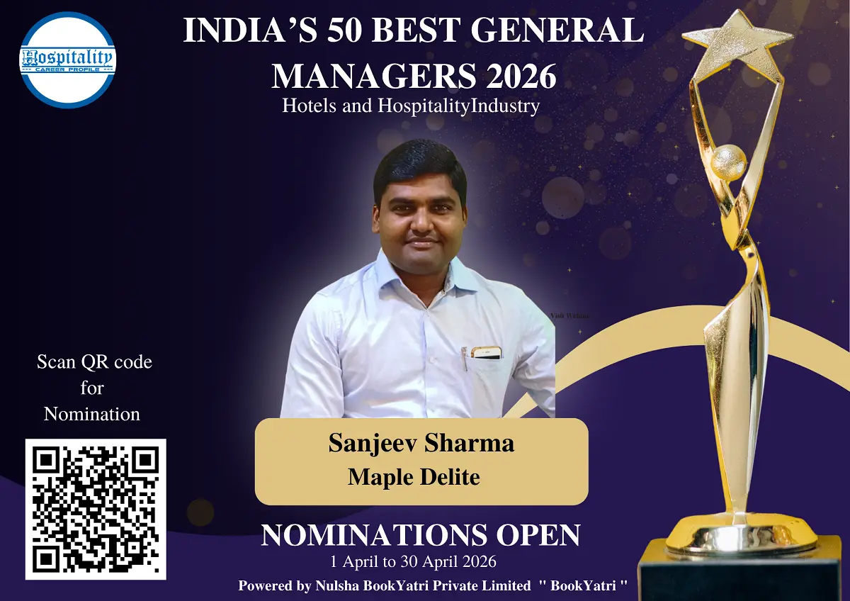 Sanjeev Sharma Nominated for India’s Top 50 General Managers 2026