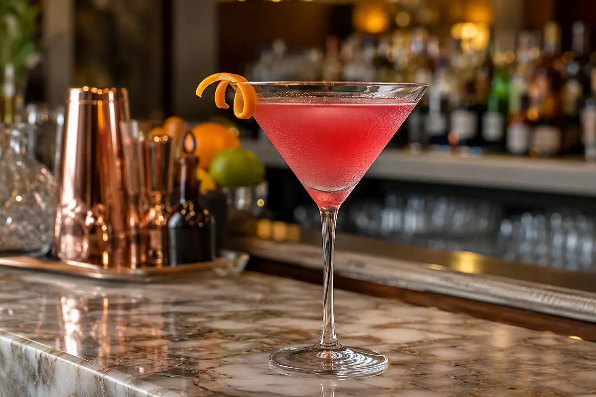 Cosmopolitan Cocktail Recipe with SOP, Garnish & Presentation Guide
