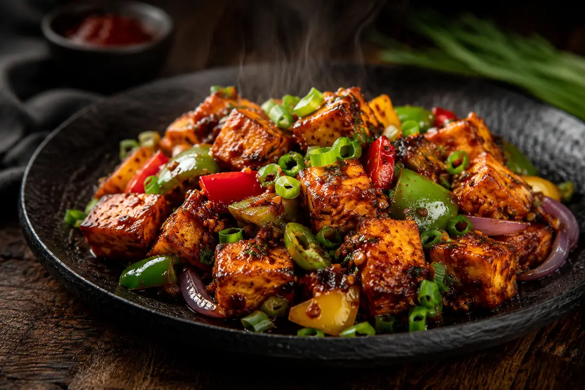 Paneer Chilli Dry Recipe with SOP & Presentation Guide (Indo-Chinese Indian Style)