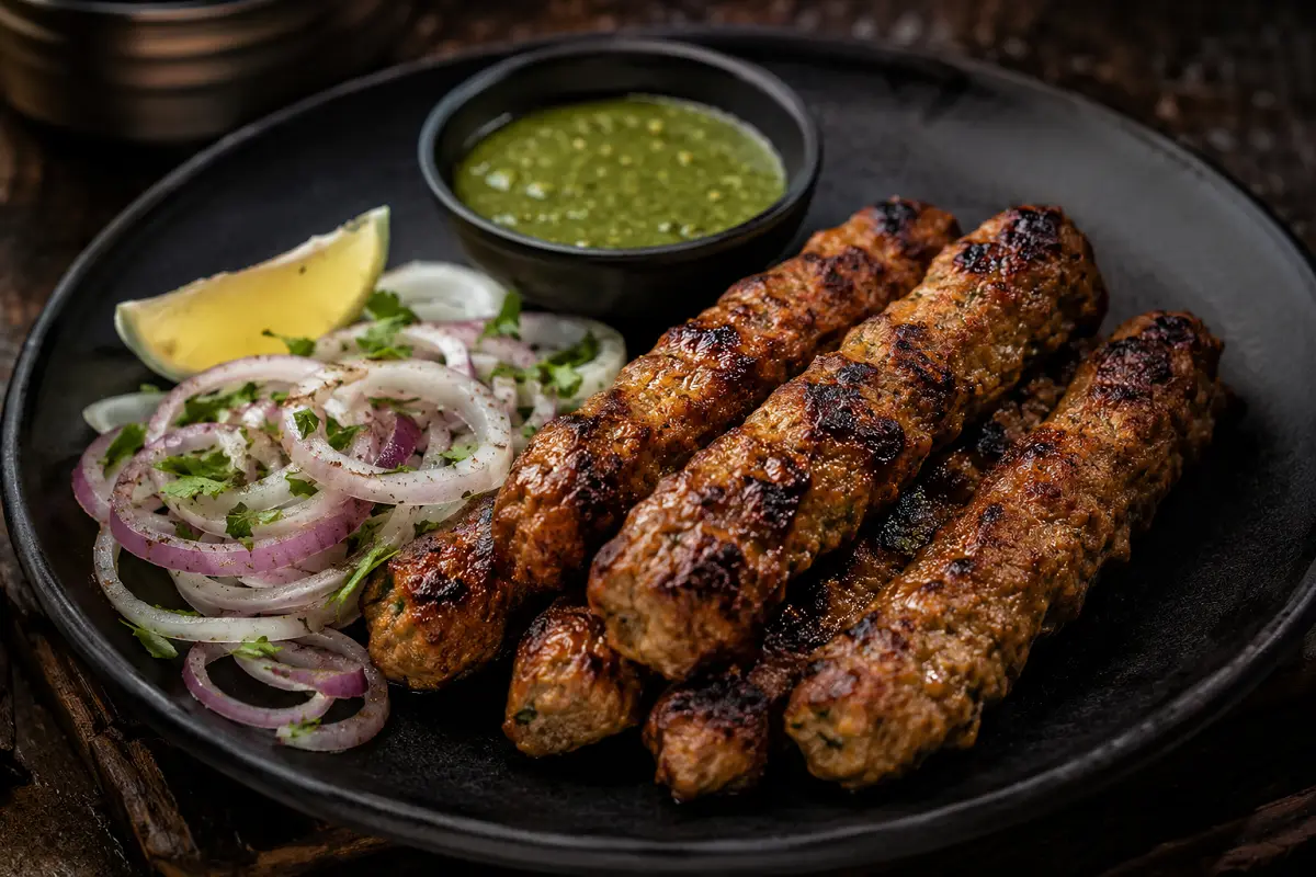Chicken Seekh Kebab Recipe with SOP & Presentation Guide