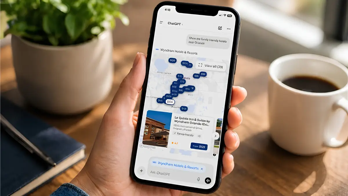 Wyndham Launches ChatGPT App for 8,400 Hotels to Drive Direct Bookings