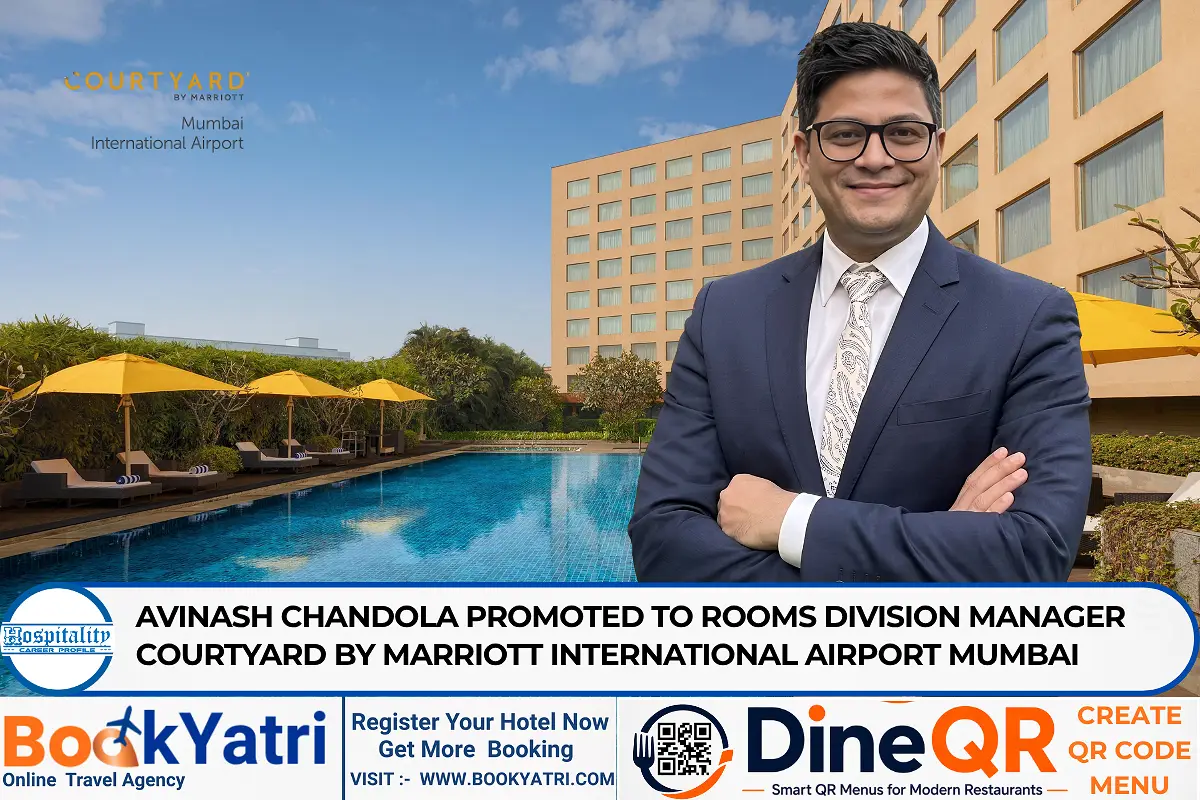 Avinash Chandola Named Rooms Division Manager at Courtyard Mumbai