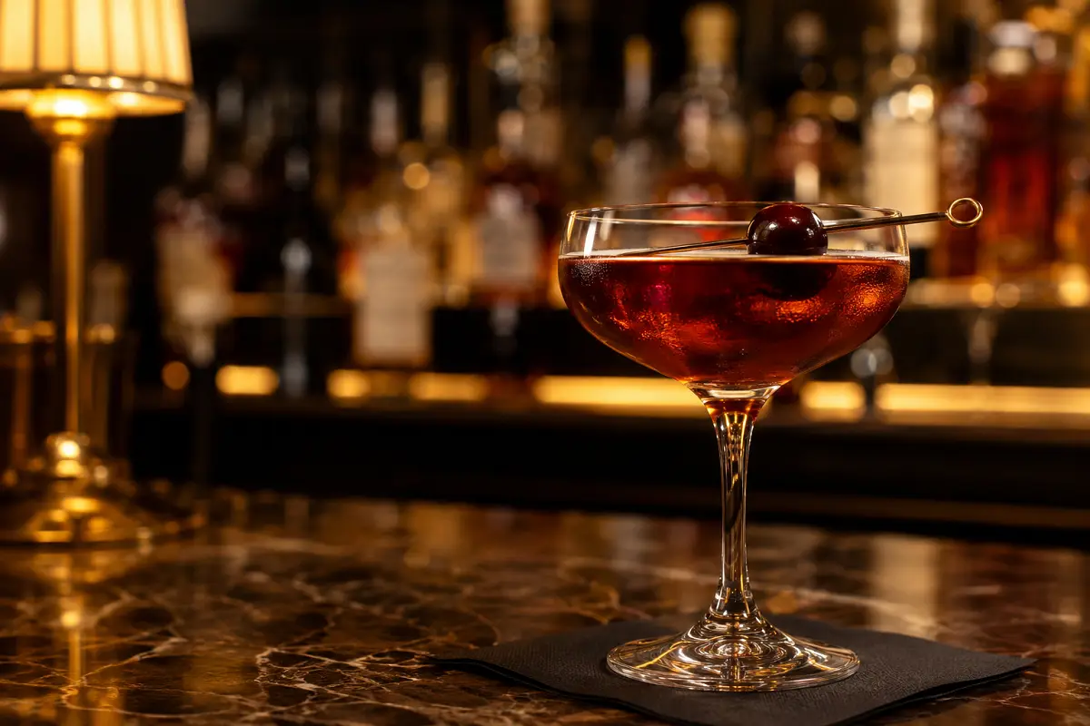 Manhattan Cocktail Recipe with SOP, Garnish & Presentation Guide